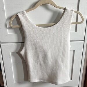 Elegant White Sleeveless Top